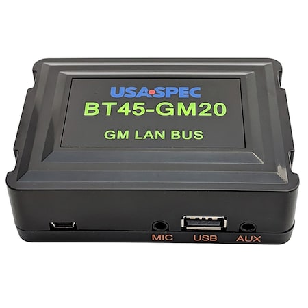 Usa Spec Bluetooth Music & Phone Interface For Gm Lan Bus Radios With Xm Radio BT45GM20